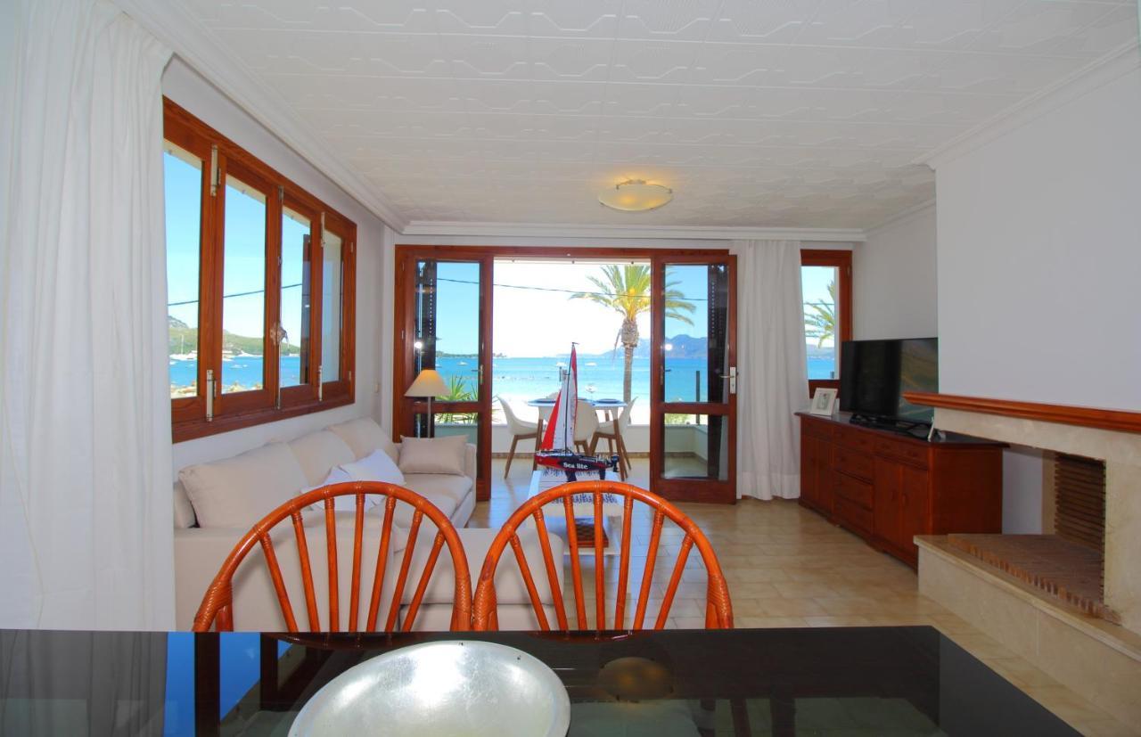 Family Seafront Apt Fantastic Seaview Pollensa Exterior foto